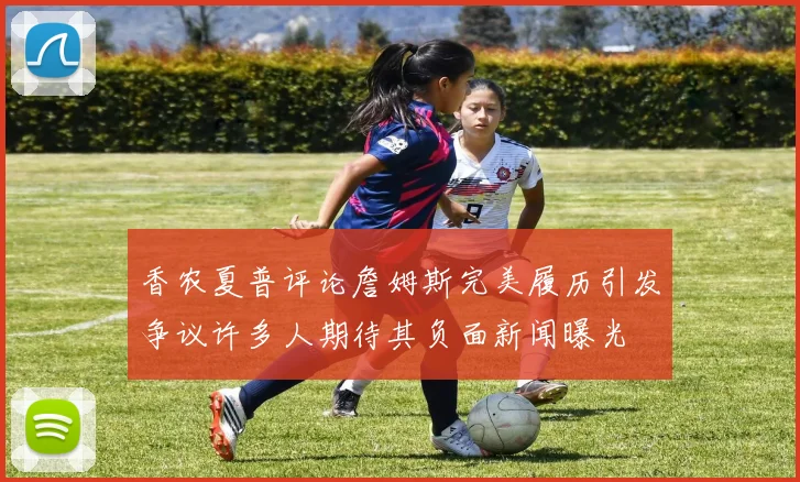 香农夏普评论詹姆斯完美履历引发争议许多人期待其负面新闻曝光